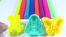 Learn Colors Play Doh Peppa Pig Dublado em Português Molds Fun! Finger Family Nursery Rhymes