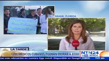 Al menos 1.200 médicos cubanos podrían entrar a EE. UU., tras derogación de 'pies secos/pies mojados'