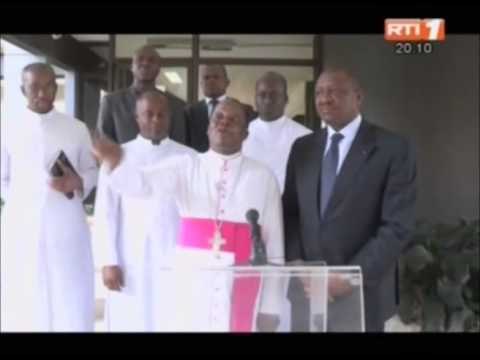 RTI - Monseigneur Alexie Touably reçu en audience par le ministre de l'intérieur