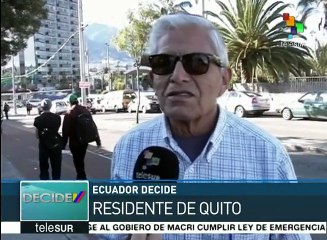 Casi 30% de ecuatorianos aún está indeciso sobre por quién votarán