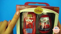 Disney Pixar Cars Collectable Candy Toy Set Super Surprise Kinder Eggs Opening Unboxing & Unwrapping