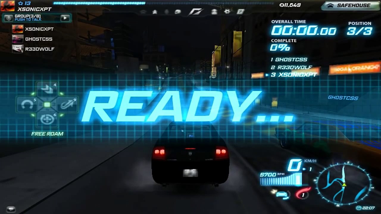Need for speed : World - Inicialização do primeiro gameplay no canal HD  de fev de 2013