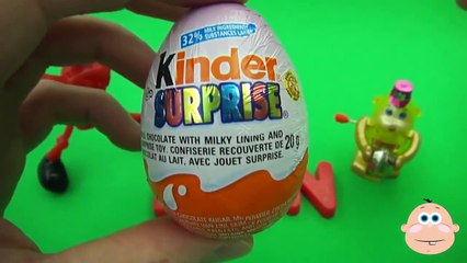 Kinder Surprise Egg Learn A Word! Lesson F Teaching Spelling & Letters w Unwrapping Eggs & Toys