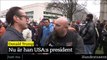 Swedish media reporter Peter Rawet from SVT attacking Donald J. Trump voters on the inauguration day