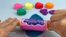 Glitter Play Dough Boats with Cutters and Peppa Pig Rolling Pin Fun Creative for My Kids