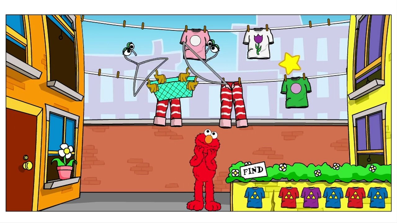 Sesame Street Elmo Laundry Game Episode 3 Fun Baby Fun Fun
