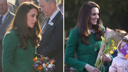 Kate Middleton Looks Gorgeous in Green At Children’s Hospice