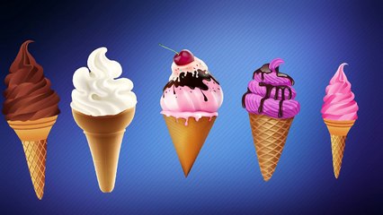 The Finger Family Ice Cream Family Nursery Rhyme | Ice Cream Finger Family Songs