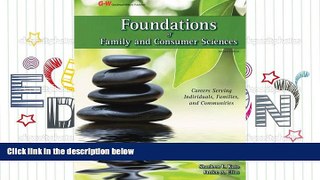 Free PDF Foundations of Family and Consumer Sciences: Careers Serving Individuals, Families, and
