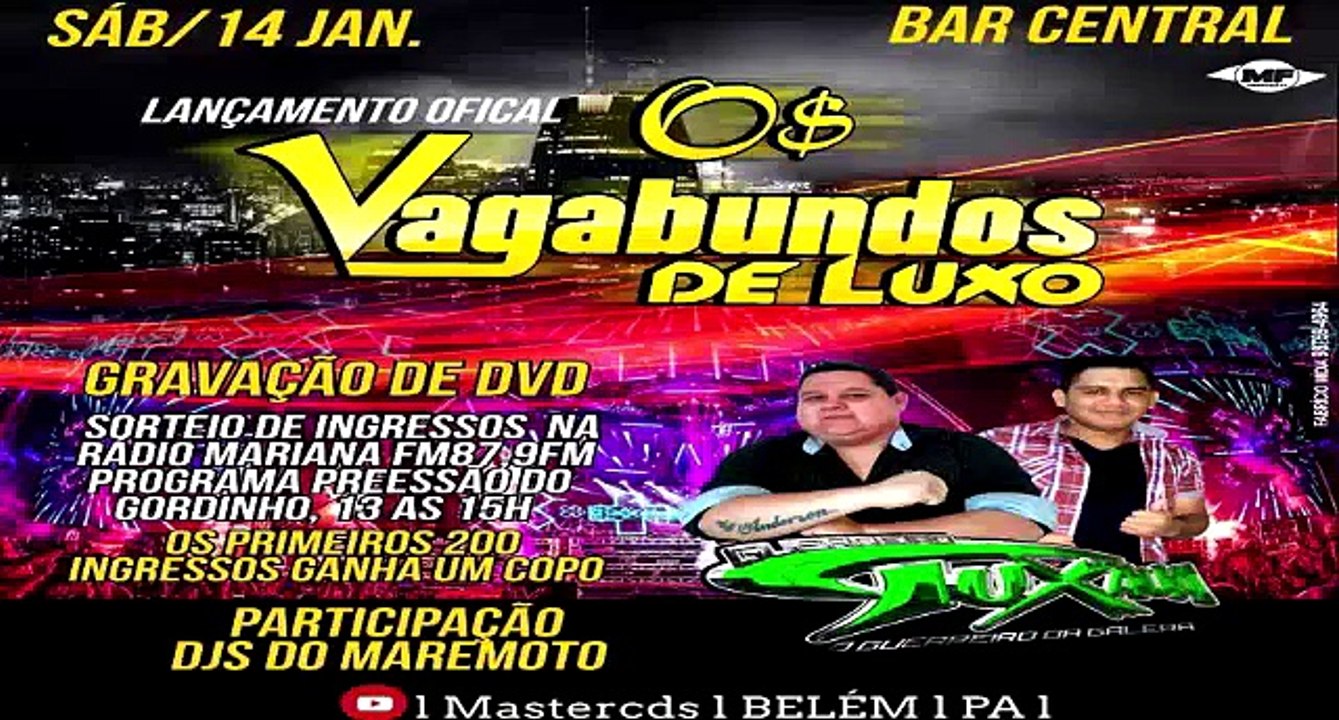 CD AO VIVO GUERREIRO TUXAUA NO BAR CENTRAL DJ MAURI (14/01/2017)