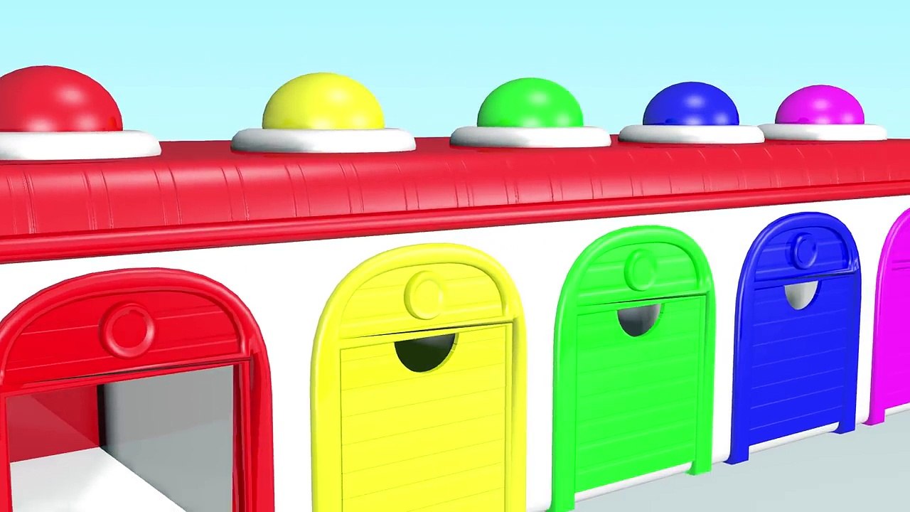 Colors for Children to Learn with Street Vehicles - Colours for Kids to Learn - Learning Videos