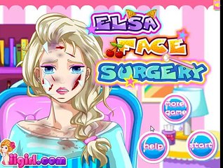 Elsa Face Surgery - Frozen Princess Games for Kids - Video game for children