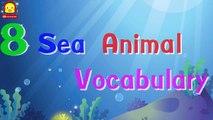 Морские животные | дошкольного | выучить английские слова, стишки | Детские песни дети Инди