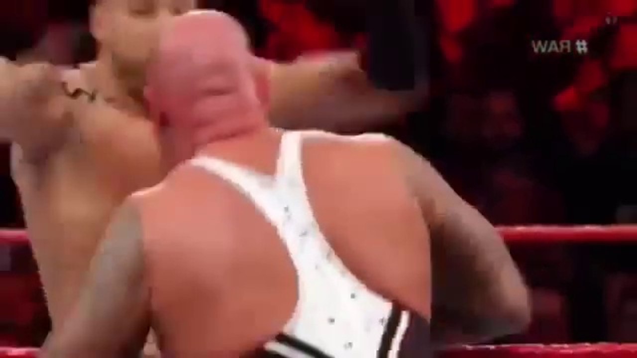 RAW 23/01/2017 || Cesaro vs Luke Gallows || Full Match || WWE Raw 23 January 2017