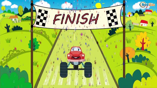 Eğitici çizgi film - Vinç, Polis arabası, Ambulans ve Kamyon - Akıllı Arabalar - Türkçe İzle