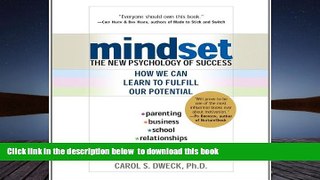 FREE [DOWNLOAD] Mindset: The New Psychology of Success (Your Coach in a Box) Carol Dweck For Kindle