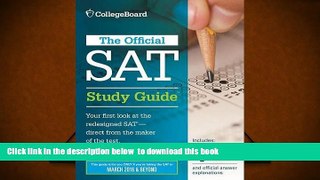 FREE [DOWNLOAD] The Official SAT Study Guide, 2016 Edition The College Board Trial Ebook
