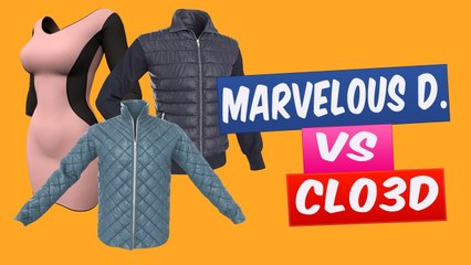 CLO3D VS MARVELOUS DESIGNER CRIE ROUPAS PARA JOGOS 3D