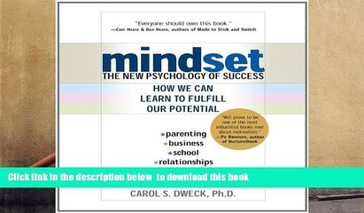 Read Online  Mindset: The New Psychology of Success (Your Coach in a Box) Carol Dweck For Kindle