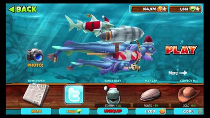 Hungry Shark Evolution: New Santa Baby Shark - ArcTic Map