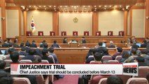 Constitutional Court holds ninth hearing in impeachment trial