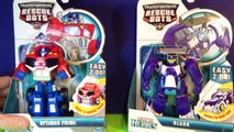 Transformers Rescue Bots Figures Optimus Prime & Blurr from Playskool Heroes Toy Unboxing!