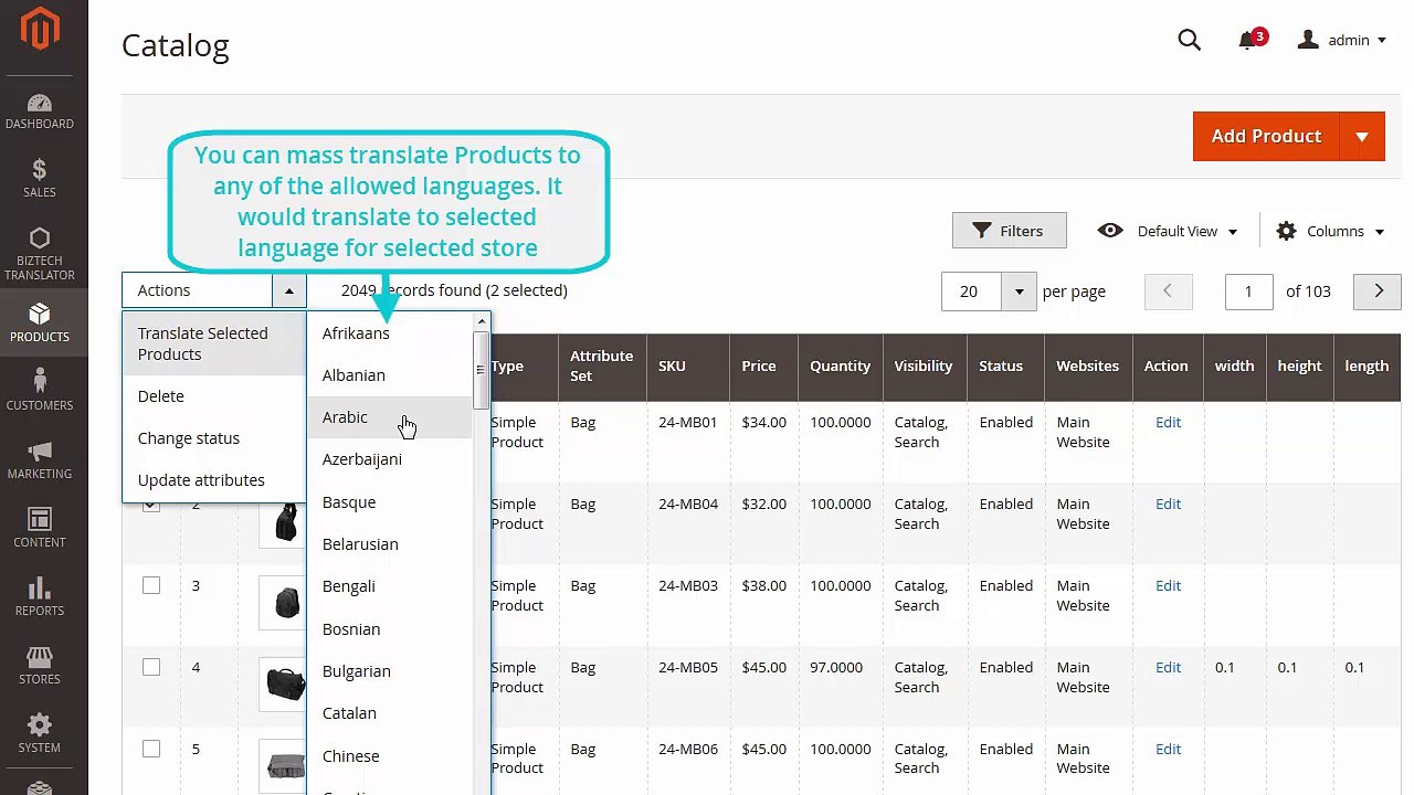 Magento 2 Language Translator Extension by Biztech