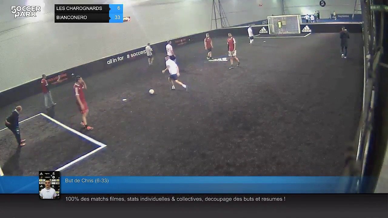 But de Chris (6-33) - LES CHAROGNARDS Vs BIANCONERO - 24/01/17 20:00 - LEAGUE TWO SOCCER PARK