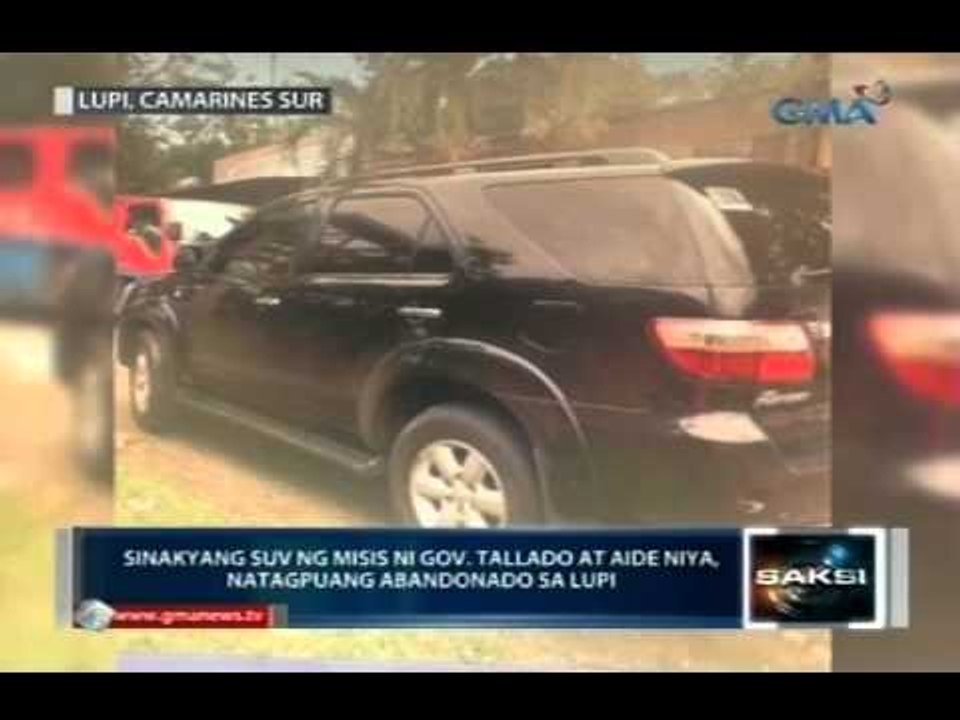 Saksi: Misis ni Camarines Norte Gov. Tallado at aide niya, nawawala simula noon pang Biyernes