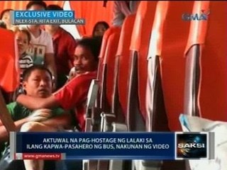 Saksi: Suspek, tuluyang nasukol matapos ang halos 2 oras na hostage drama sa bus