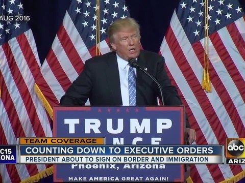 President Trump expected to sign orders on border security, immigration enforcement