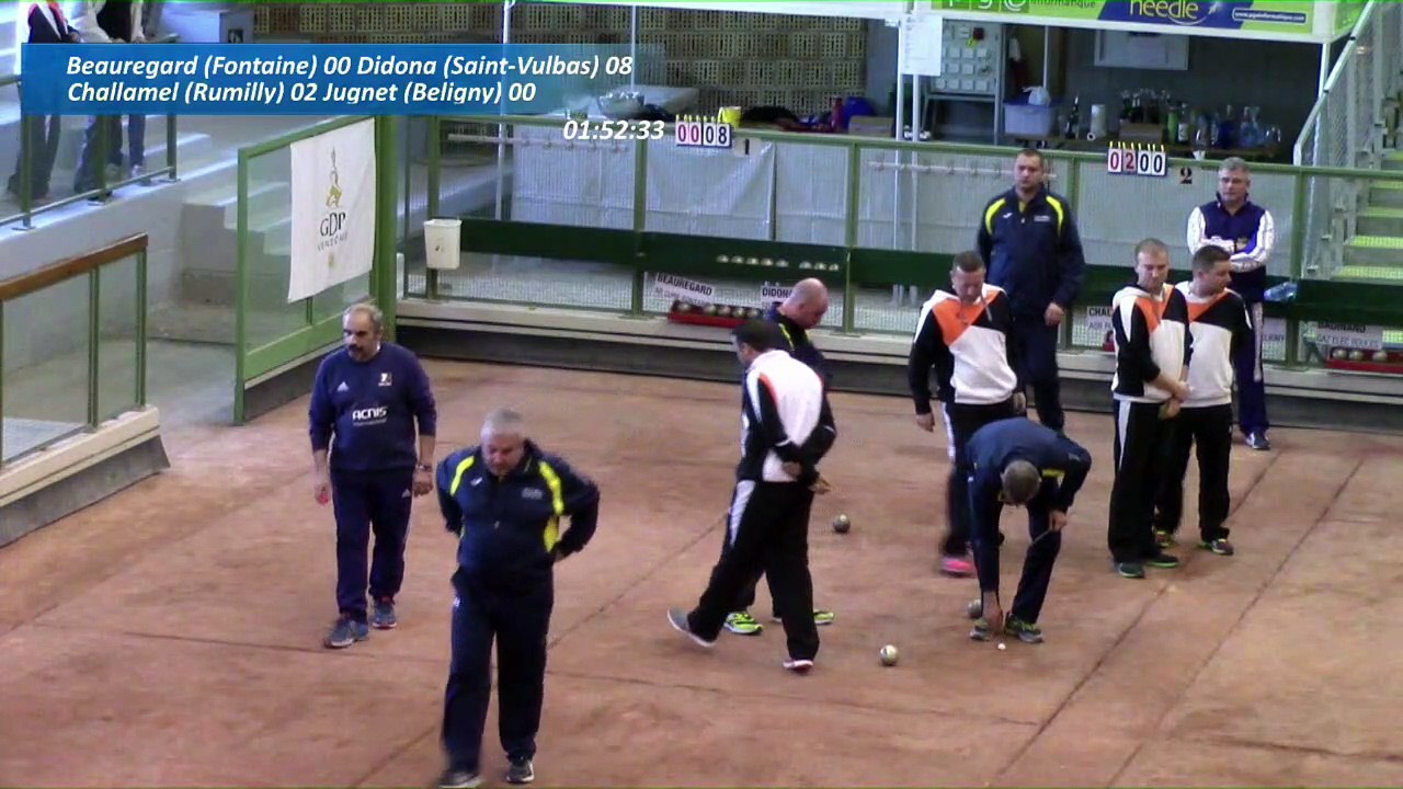 Secondes parties de poules, septième étape du Trophée Super 16, Sport Boules, Saint-Quentin Fallavier 2017