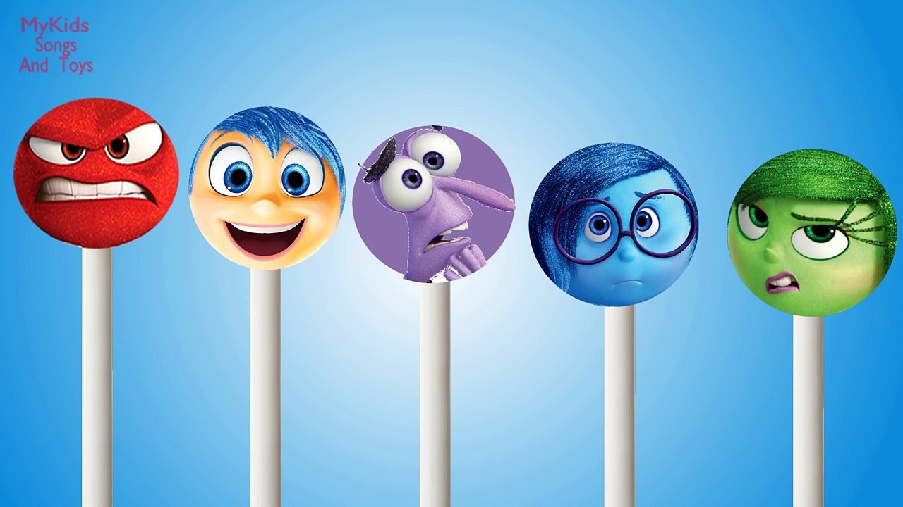 LOLLIPOPS FINGER FAMILY SONG INSIDE-OUT DADDY FINGER SONG FUNNY NURSERY RHYME INSIDE-OUT JOY ANGER