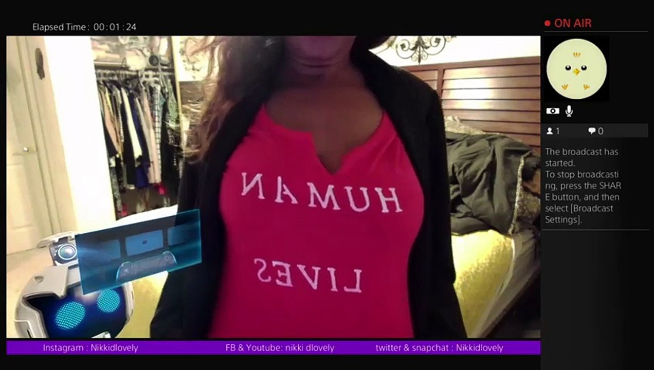 NikkiDlovely's Live PS4 Broadcast