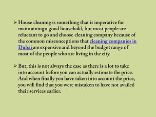 Maid Cleaning Companies in Dubai