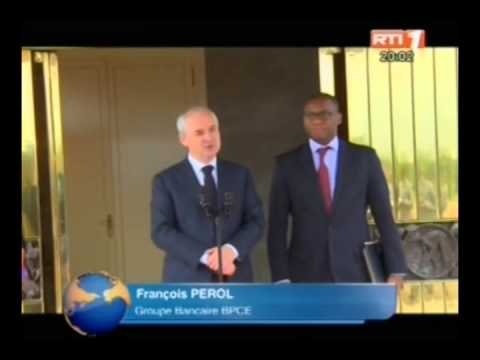 RTI-Le chef de l'état a reçu en audience Francois Perol, responsable du Groupe Bancaire BPCE