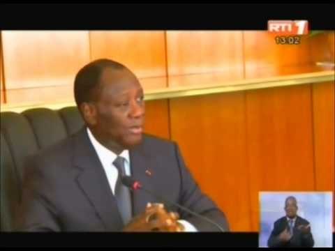 Conseil des ministres en présence du président Alassane Ouattara