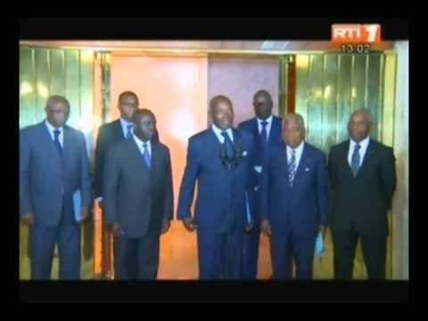 RTI - Le Chef de l’Etat reçoit l’Association des Ambassadeurs de Côte d’Ivoire à la Retraite
