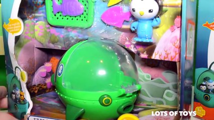 Octonauts Adventures!!! Volcano, Gup E, Gup S, Gup Y Vehicles, Kwazii, Captian Barnacles, Peso