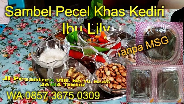 WA 0857 3675 0309 sambal pecel kediri, sego pecel kediri, nasi pecel tumpang kediri