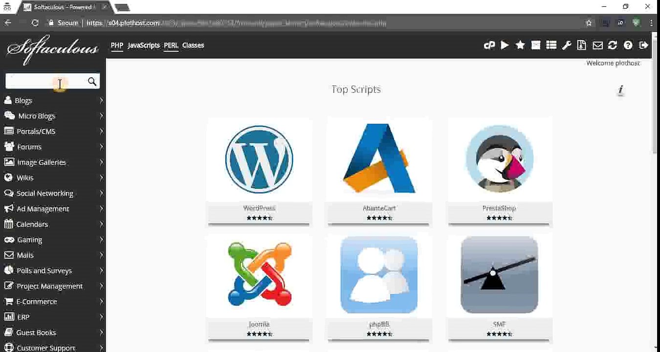 How to install eXtplorer from cPanel with Softaculous