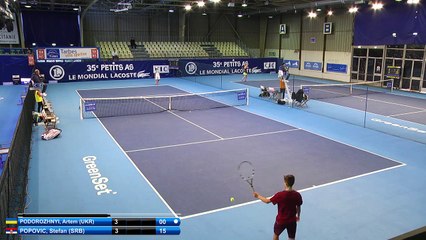 Court 1 - 1/16 finals main draw - 25/01/17 - Les Petits As