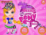 Платье для маленькой Барби с забавным пони! Игра для девочек! Видео для детей!