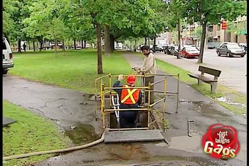 Wet Businessman JFL Hidden Camera Prank