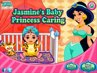 Disney Princess JASMINEs Baby Princess Caring Game Episode New Baby Video