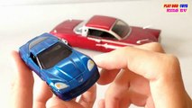 Jada Toy Dodge Charger Daytona | Tomica Chevrolet Corvette | Kids Cars Toys Videos HD Collection