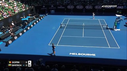 Avustralya Açık: David Goffin - Grigor Dimitrov (Özet)