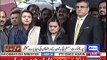 Pmln Leader Maiza Hameed media talk outside Supreme Court