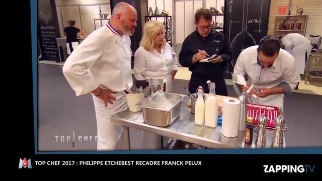 Top Chef 2017 : Franck Pelux manque de respect à Philippe Etchebest, le chef le recadre (Vidéo)
