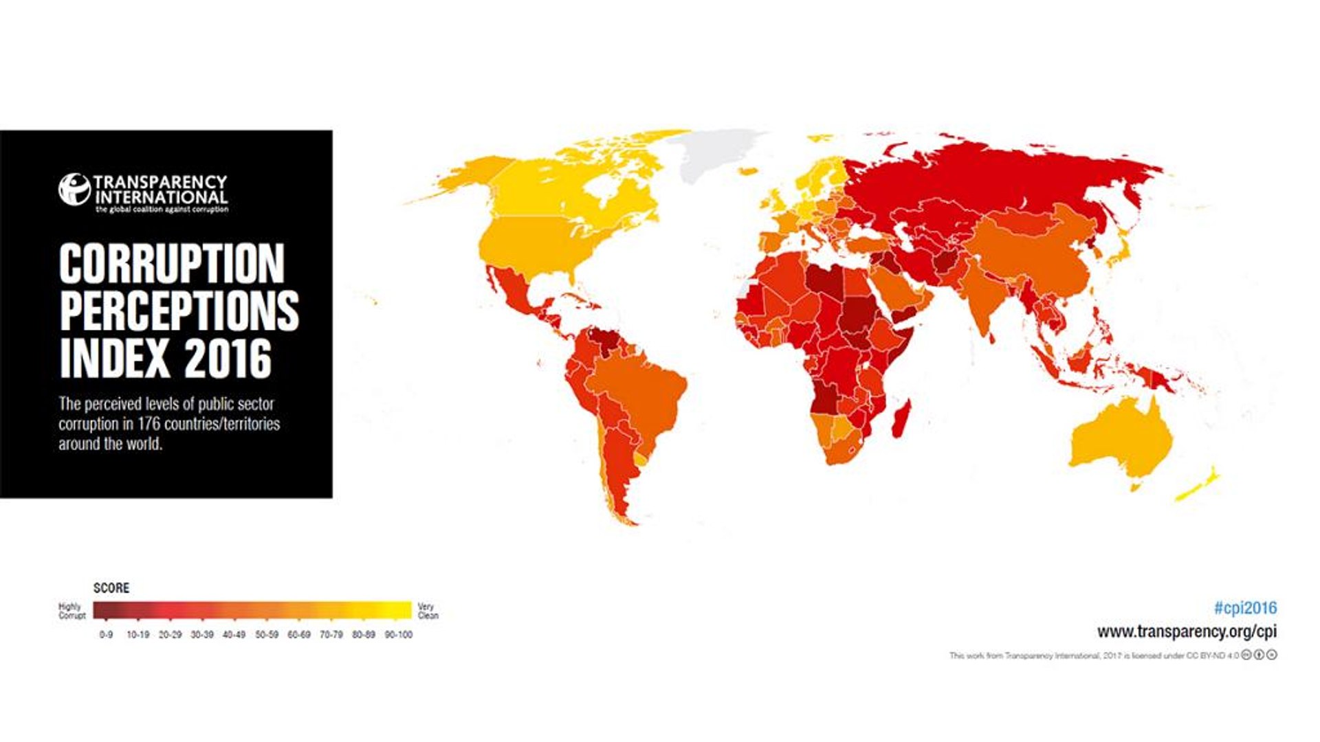 ⁣Індекс сприйняття корупції: Україна піднялася на 2 бали і зрівнялася з Росією та Іраном